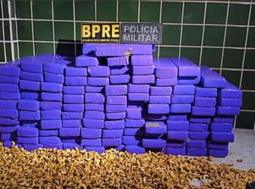 Mais de 100 kg de maconha são apreendidas pela Polícia Militar do Ceará (PMCE) em Santa Quitéria 