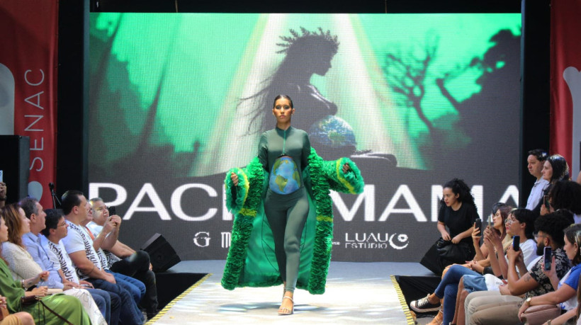 Legenda: A coleção Phachamama foi inspirada na relação humana com a natureza e as tecnologias