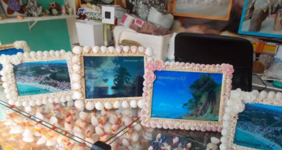 Conchas - Alagoas - As conchas são usadas principalmente para a confecção de peças decorativas e adornos de acessórios. Esse trabalho está intimamente ligado ao mar, e as conchas são extraídas das praias e transformadas com cuidados especiais pelos artesãos locais.