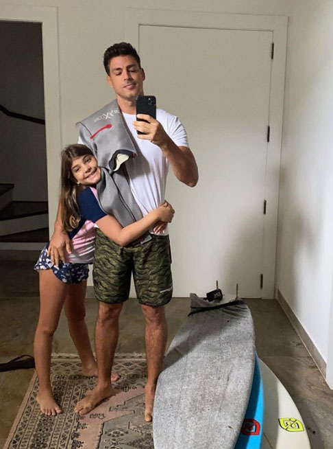 A filha dele é Sofia Marques, fruto de seu relacionamento com a atriz Grazi Massafera. Eles ficaram juntos de 2007 a 2013, e a menina nasceu em 2012.