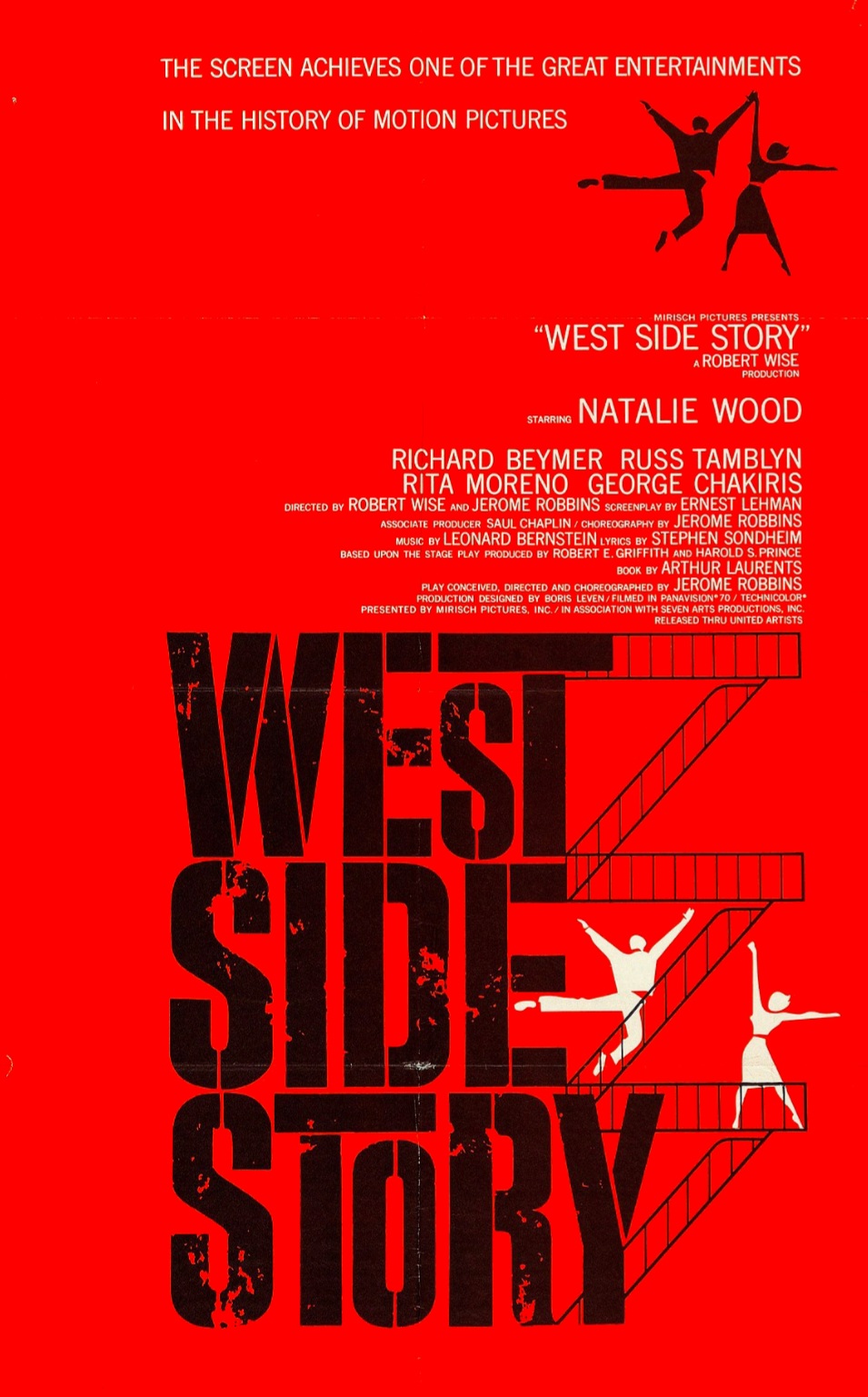 Entre outros trabalhos marcantes, ele criou o cartaz de West Side Story, de 1961, com letras verticais impactantes. Sua obra é um legado visual que atravessa décadas da história do cinema.