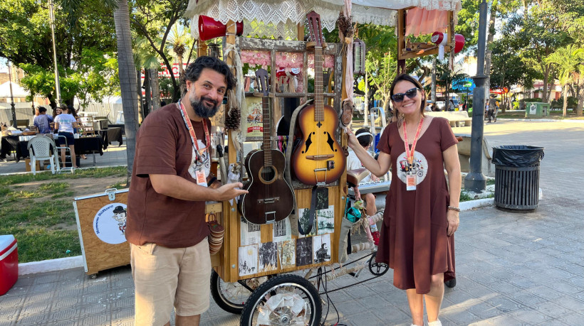 Os artistas Zero Beto e Lu Pais ficam à frente do Carroça Sonora