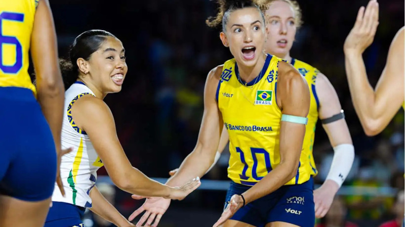 Brasil derrotou a França por 3 sets a 2 no Mundial da Tailândia