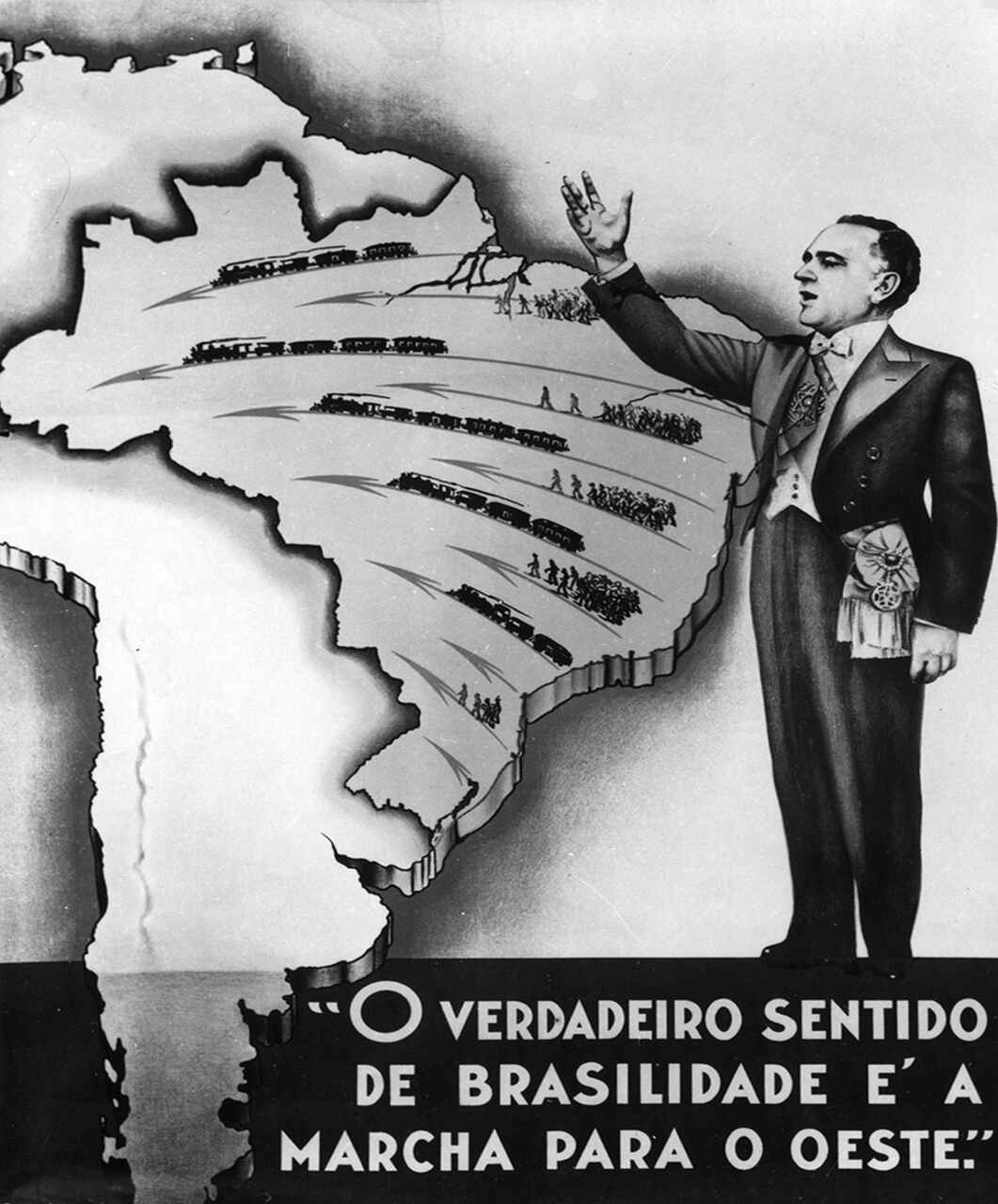 Durante o Estado Novo, Vargas utilizou intensamente a propaganda e a censura para construir sua imagem de líder carismático. Inspirado por regimes totalitários da época, conquistou apoio popular, sobretudo entre os trabalhadores.