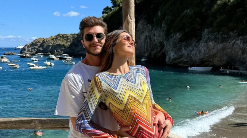 Casal de atores Camila Queiroz e Klebber Toledo vão ser pais de uma menina