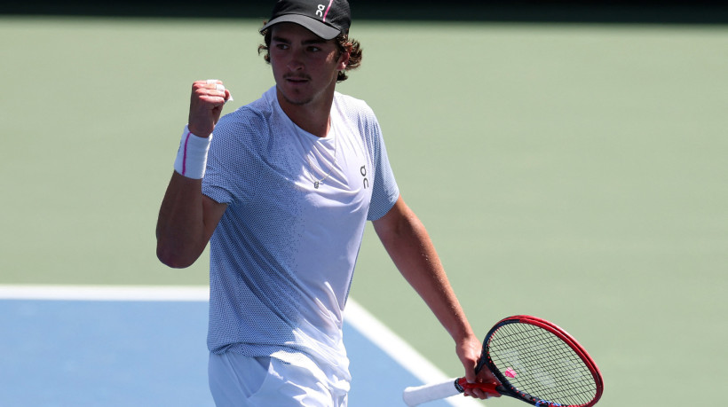 João Fonseca na estreia do US Open