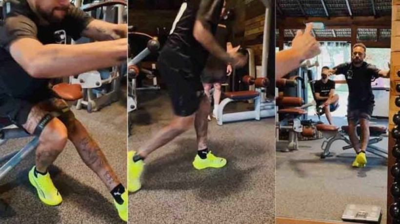 Craque lida com edema na coxa, mas mostra trabalho de fortalecimento; Ancelotti disse que o principal é a condição física do jogador