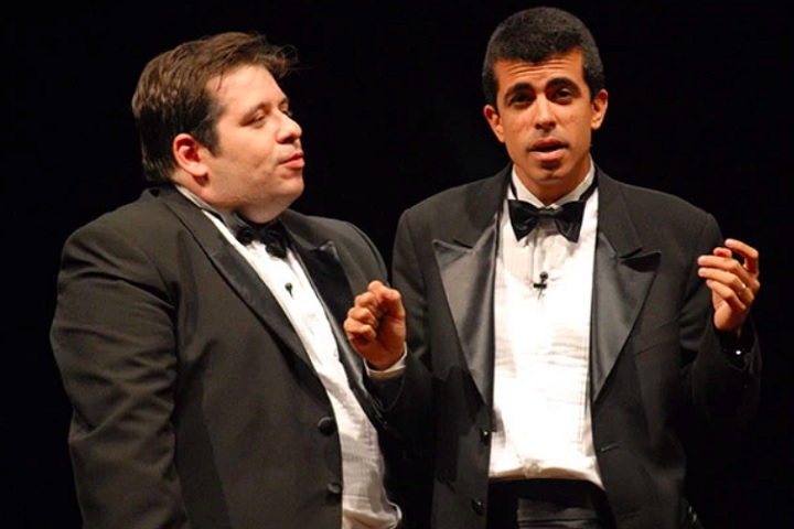 No início dos anos 2000, começou a ganhar grande destaque no cenário humorístico ao lado de Marcius Melhem, com quem atuou no espetáculo Nós na Fita.