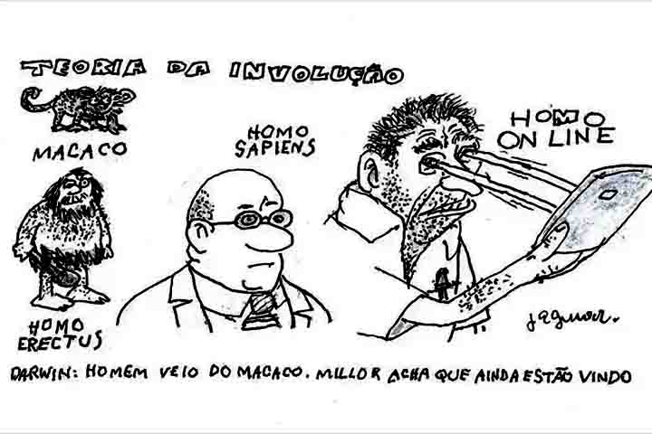 A morte de Jaguar gerou comoção entre seus pares. O chargista Angeli o definiu como o “maior”, dono “do traço mais rebelde do cartum brasileiro”. “Seguimos aqui com sua bênção”, afirmou em publicação na rede social X (antigo Twitter).
