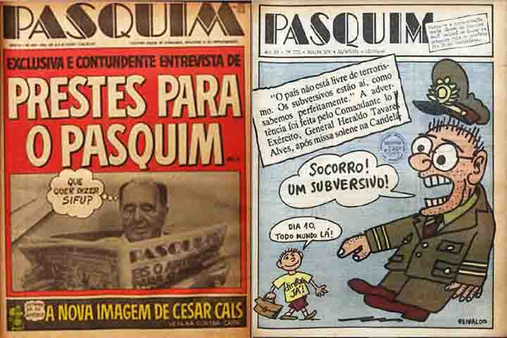 Jaguar idealizou o nome do semanário, que significa jornal difamador ou folheto injurioso. 
