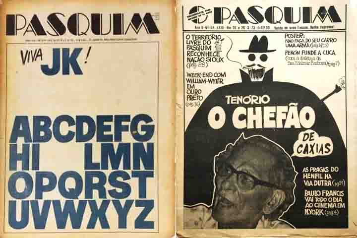 O Pasquim marcou época como jornal satírico que se tornou símbolo de resistência à ditadura militar brasileira. 