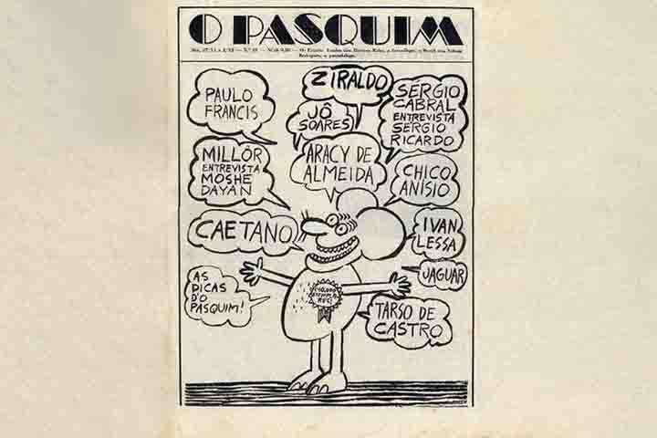 Além disso, desenhou a icônica mascote do jornal, o ratinho Sig, figura que acompanhou “O Pasquim” até seu encerramento em 1991 
