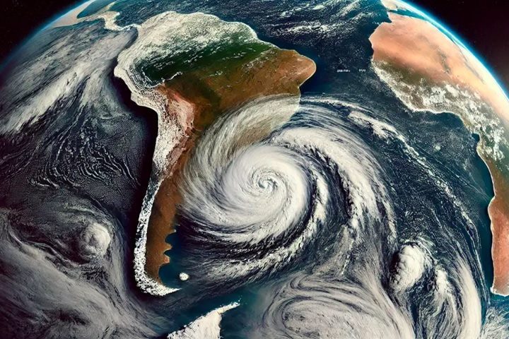 Um ciclone bomba é um fenômeno meteorológico caracterizado por uma intensificação rápida de um ciclone extratropical. 