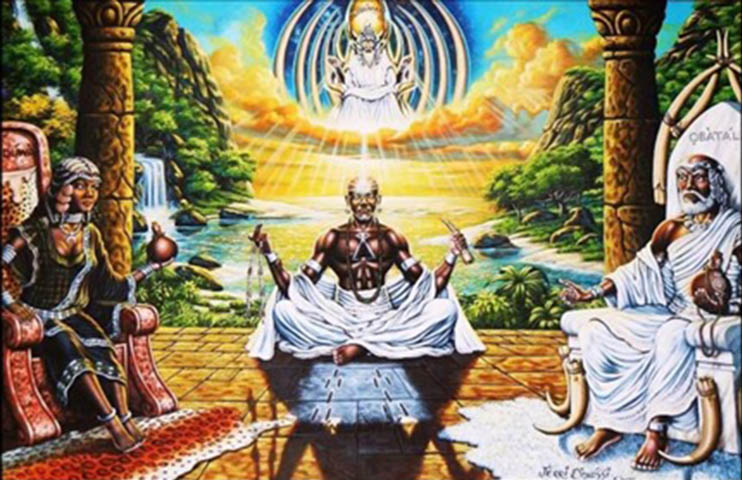 A mitologia iorubá diz que Olodumaré (ou Olorum) criou o mundo e deu aos orixás a tarefa de governá-lo. Como Deus Supremo, ele não aceita oferendas.