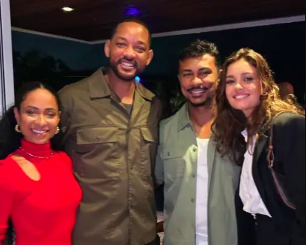 Entre os momentos de rolê aleatório pelo Brasil, o astro também participou de banquete nordestino ao lado da cantora Iza, de Xamã, Sophie Charlotte e Maju Coutinho.