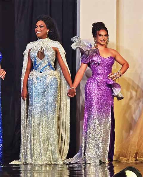 Além disso, também venceu na categoria Melhor Traje de Gala, apresentado em azul e branco - cores inspiradas na bandeira do Rio de Janeiro.
