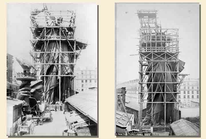 Uma escultura neoclássica colossal localizada na ilha da Liberdade no porto de Nova Iorque, nos Estados Unidos, tornou-se ícone da liberdade e do próprio país. Além de ser um símbolo de boas-vindas aos imigrantes que chegam do exterior.