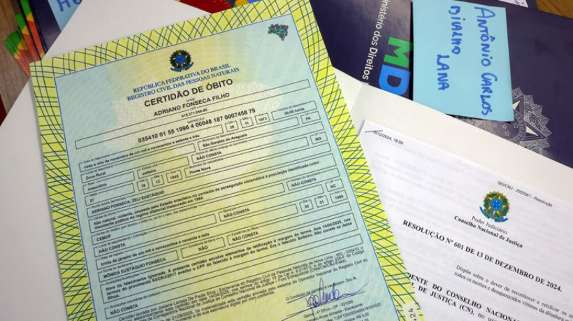 Certidões de óbito de pessoas mortas e desaparecidas durante a ditadura militar foram retificadas