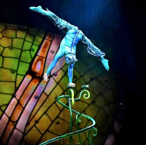 O nome Cirque du Soleil significa Circo do Sol em francês. O primeiro espetáculo foi chamado Le Grand Tour du Cirque du Soleil e foi apresentado em 11 cidades de Quebec, no 450º aniversário da província.