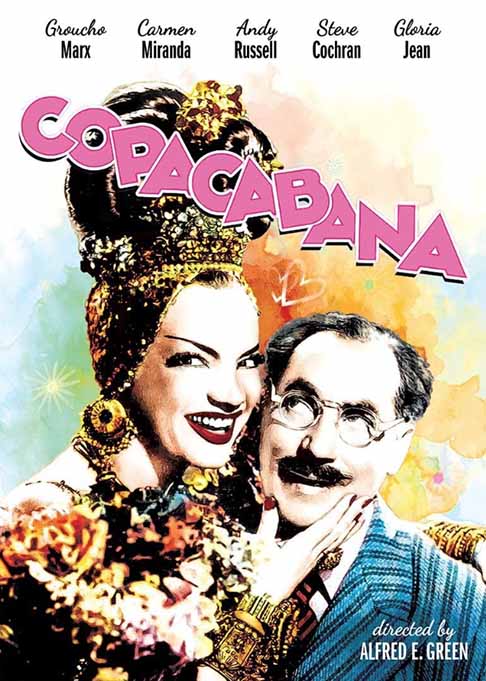 Carmen também foi elogiada pelo desempenho no filme Copacabana , em 1947, ao lado de Groucho Marx, o mais carismático dos comediantes Irmãos Marx.