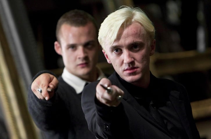 Malfoy vem de uma família de bruxos de sangue puro, os Malfoy, que são conhecidos por suas opiniões elitistas sobre a pureza do sangue mágico.