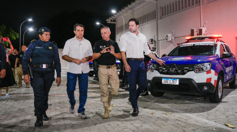FORTALEZA, CEARÁ, BRASIL, 01.09.2025: Entrega de viaturas para Guarda Municipal, pelo prefeito de Fortaleza, Evandro Leitão. (Foto: Fernanda Barros/ O Povo)