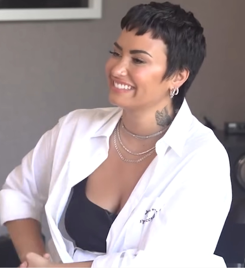 Em 2010, Demi foi internada em uma clínica de reabilitação pela primeira vez devido a vários problemas, entre eles drogas, automutilação, drogas e agressão em bastidores de turnê.
