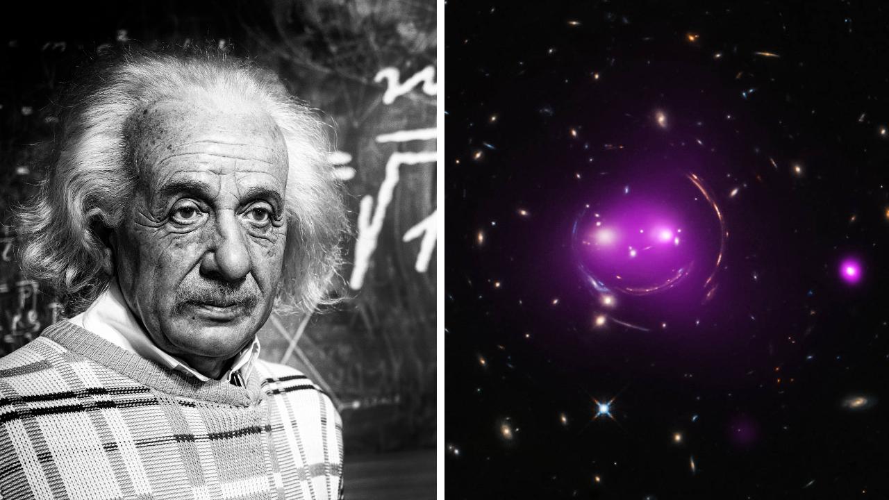 A Teoria da Relatividade estabelece que a energia é igual à massa vezes a velocidade da luz (ao quadrado), o que ajuda a explicar a energia liberada por uma bomba atômica.