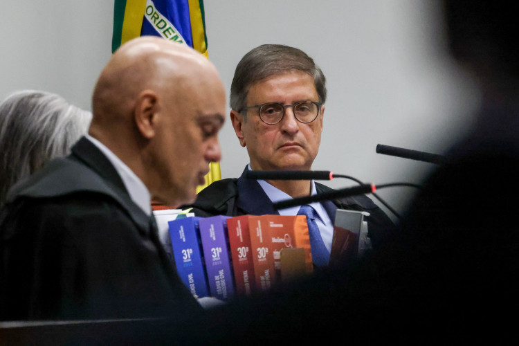 Ministro Alexandre de Moraes e procurador geral da República, Paulo Gonet
