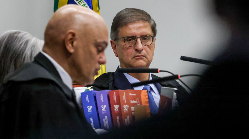 Ministro Alexandre de Moraes e procurador geral da República, Paulo Gonet