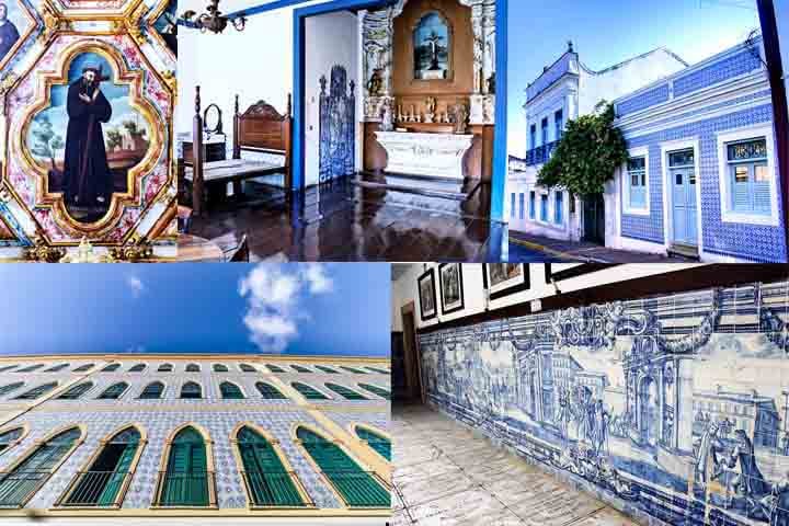 BRASIL - No Brasil colonial, os azulejos portugueses foram usados em igrejas, conventos e casarões, como em Salvador e Olinda.
