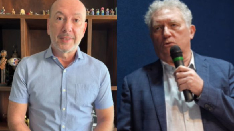 Ivo Gomes e Oscar Rodrigues, respectivamente, ex-prefeito e atual prefeito de Sobral