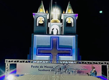 Paróquia de Nossa Senhora da Saúde atualmente celebra a padroeira da cidade em festejo (Imagem ilustrativa) 