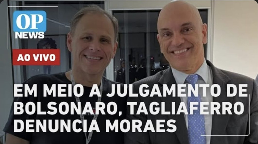 Em meio a julgamento de Bolsonaro, Tagliaferro denuncia Moraes