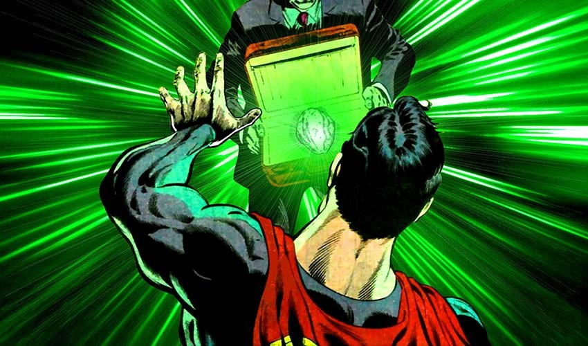 Kryptonita Verde: A kryptonita verde é um mineral radioativo originário dos restos do planeta Krypton. Ela anula os poderes do Superman, imobilizando-o e causando-lhe dores intensas; exposições prolongadas podem ser fatais. 