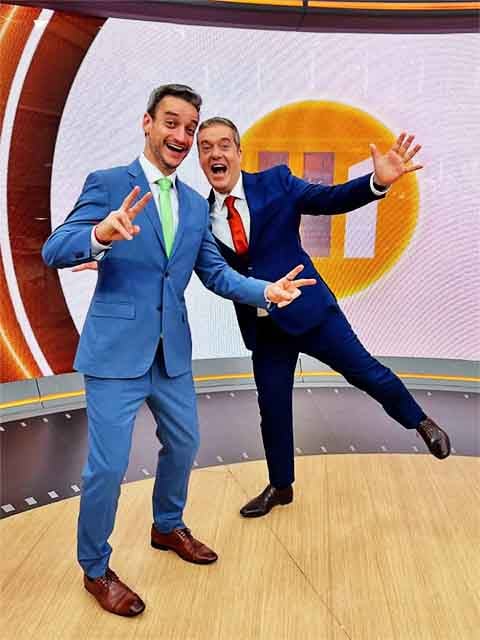 “Uma casa que já visito há dez anos, sempre participando com informações da Previsão do Tempo. Mas, em dois meses, esta mesma casa será ainda mais especial para mim”, disse.