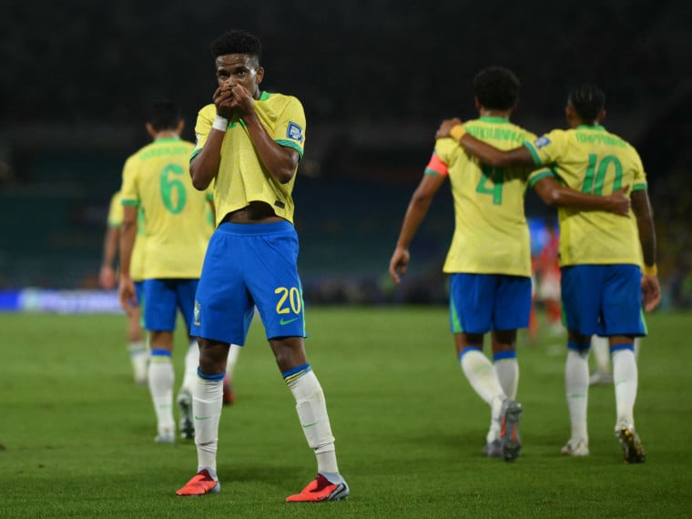 Estevão marcou o primeiro gol da Seleção Canarinho na vitória sobre o Chile