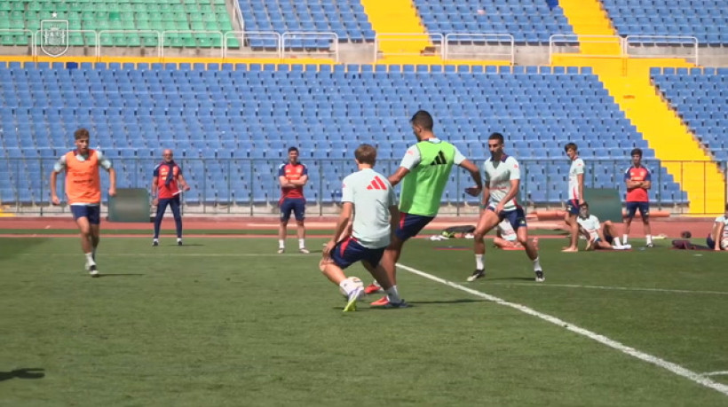 Espanha treina finalizações em último treino na Bulgária