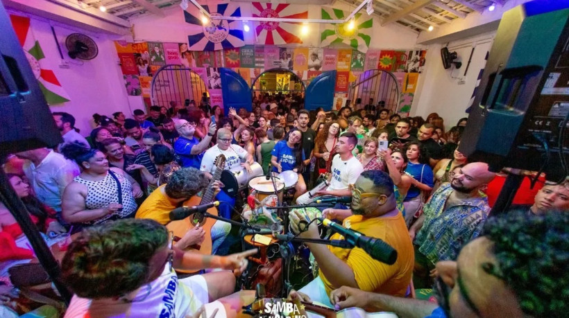 Sambalencarino faz show na Estação das Artes 