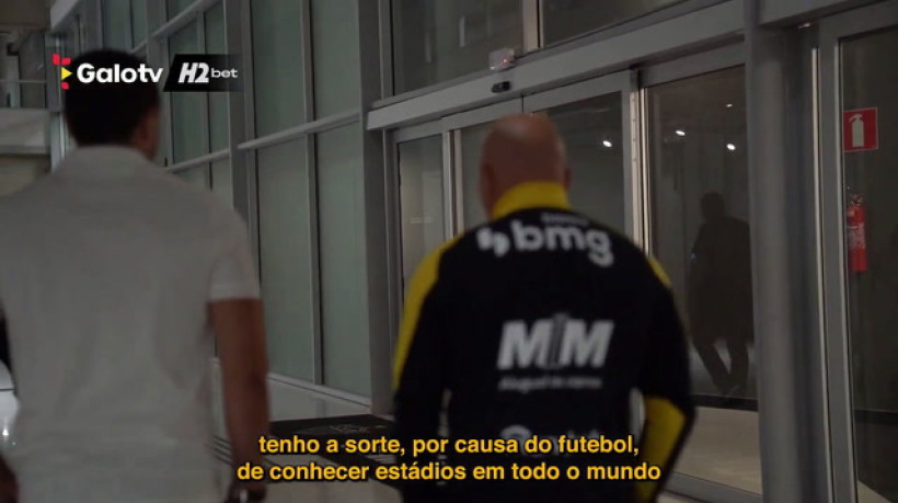 Sampaoli conhece e comanda treino na Arena MRV