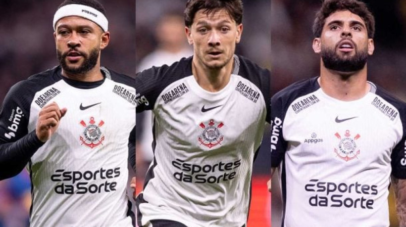 Garro, Yuri Alberto e Memphis Depay devem iniciar juntos apenas pela 10ª vez em 2025. Aproveitamento anima torcedores