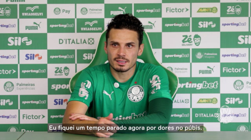 De volta aos treinos, Raphael Veiga celebra evolução