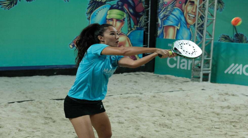 Atleta durante disputa do Makai, torneio que aconteceu no m&ecirc;s de setembro em Fortaleza e contou com chancela da FCTBT