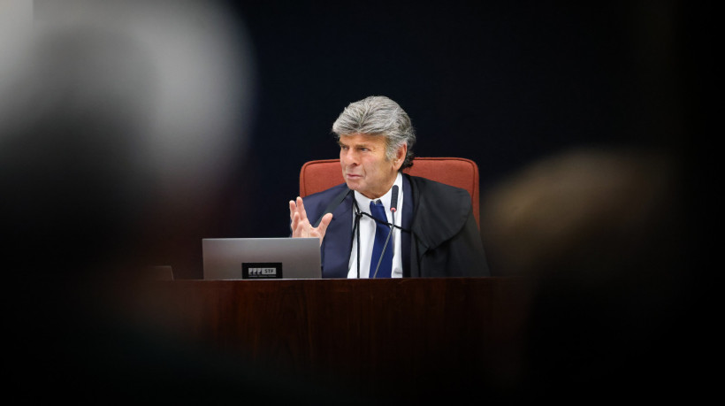 ￼MINISTRO Fux foi o terceiro a votar no STF