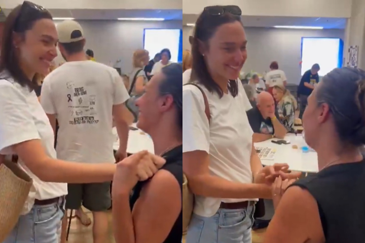 Mais recentemente, em agosto, a atriz visitou a Praça dos Reféns, em Tel Aviv, como forma de apoio aos familiares dos sequestrados pelo Hamas.