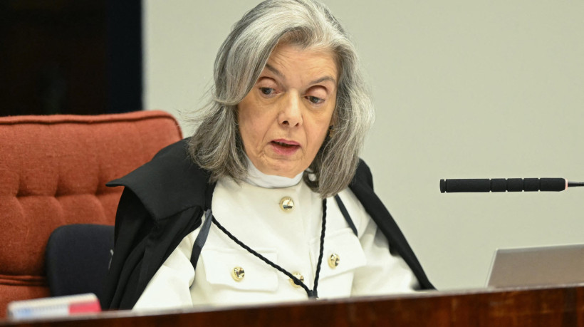 Ministra Cármen Lúcia, do STF, no julgamento de Bolsonaro 