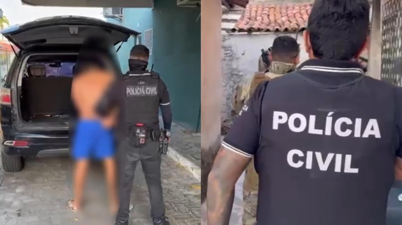 Suspeitos foram presos em Fortaleza e Maracanaú em três operações do DHPP, da Polícia Civil do Ceará