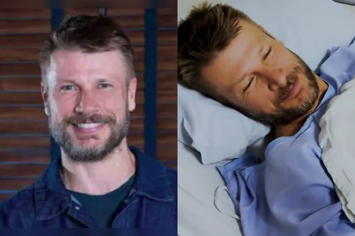 Rodrigo Hilbert se recuperou bem da cirurgia de emergência depois de sofrer um acidente enquanto participava de uma competição de Mountain Bike, na África do Sul.