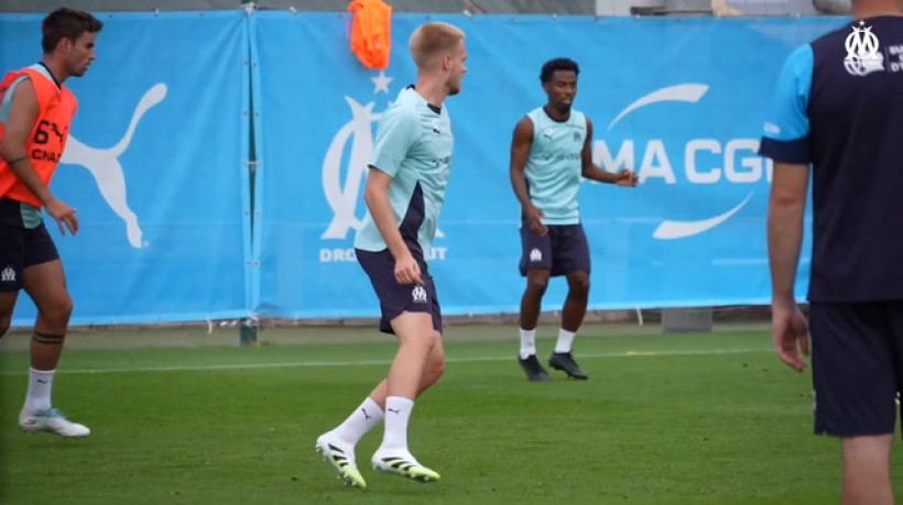 O'Riley é destaque em treino do Olympique de Marseille