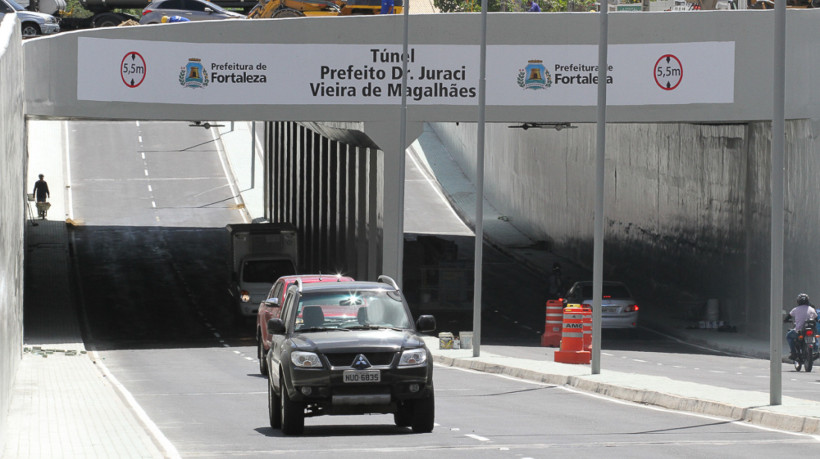 ￼TÚNEL Prefeito Dr. Juraci Vieira de Magalhães entra como piloto